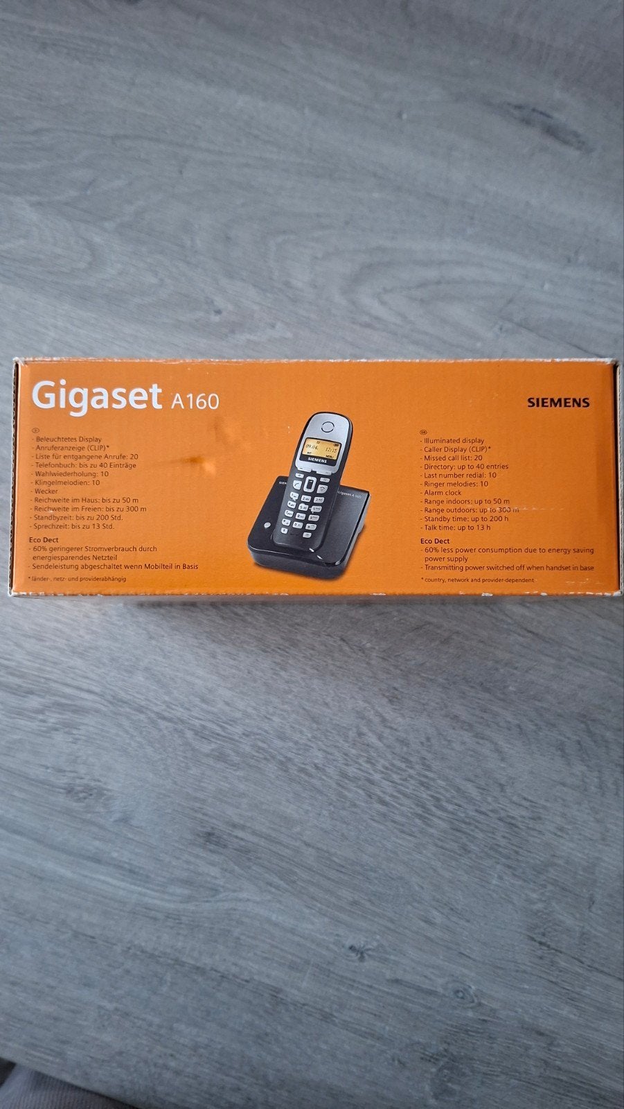Siemens Gigaset 200 draadloze huistelefoon met basisstation, Ophalen of Verzenden, Zo goed als nieuw