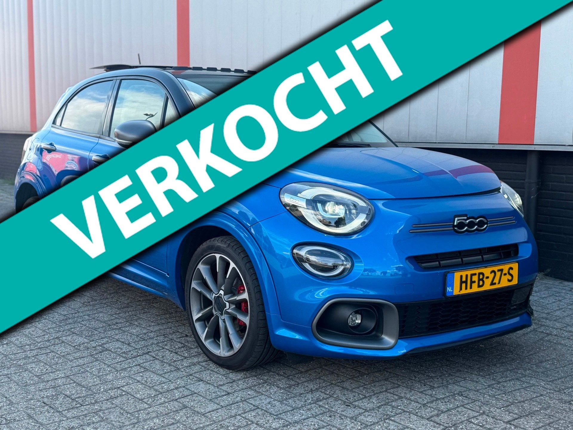 Fiat 500 X 1.0 FireFly Turbo 120 Sport PANO, Blauw, Handgeschakeld, SUV of Terreinwagen, 999 cc