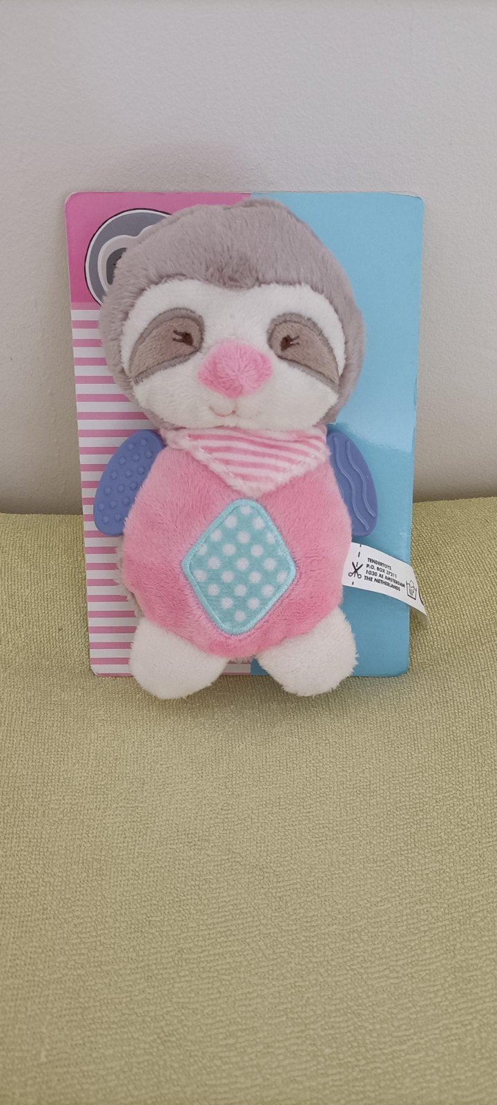 Tender Toys Knuffelluiaard Roze 15 cm, Overige merken, Overige typen, Nieuw, Ophalen of Verzenden