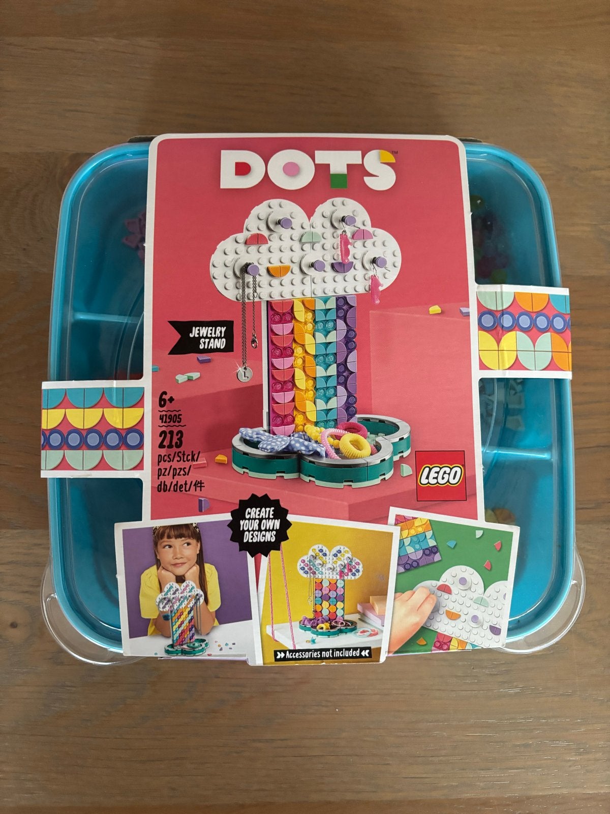 LEGO DOTS Sieradenstandaard Regenboog 41905, Ophalen of Verzenden, Zo goed als nieuw