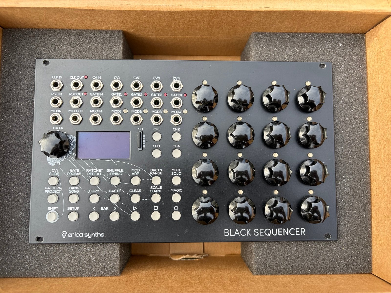 Erica Synths Black Sequencer, Ophalen of Verzenden, Gebruikt, Overige merken