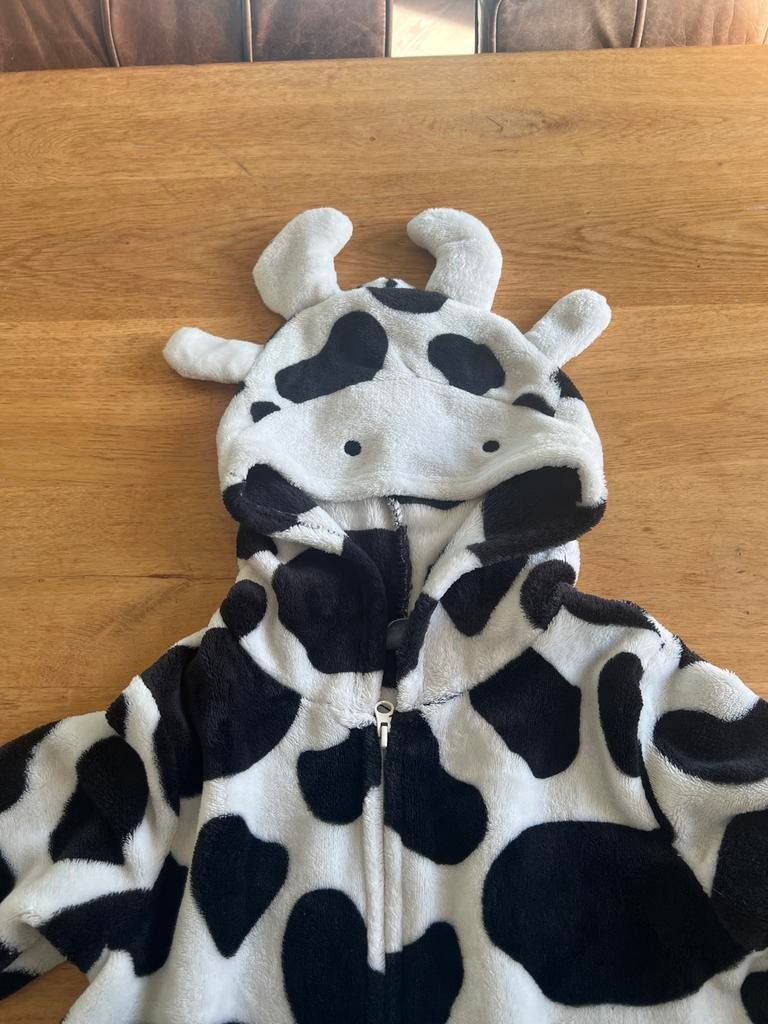 Leuke koeien onesie voor kinderen, Ophalen, Gebruikt, 134 t/m 140, Jongen of Meisje