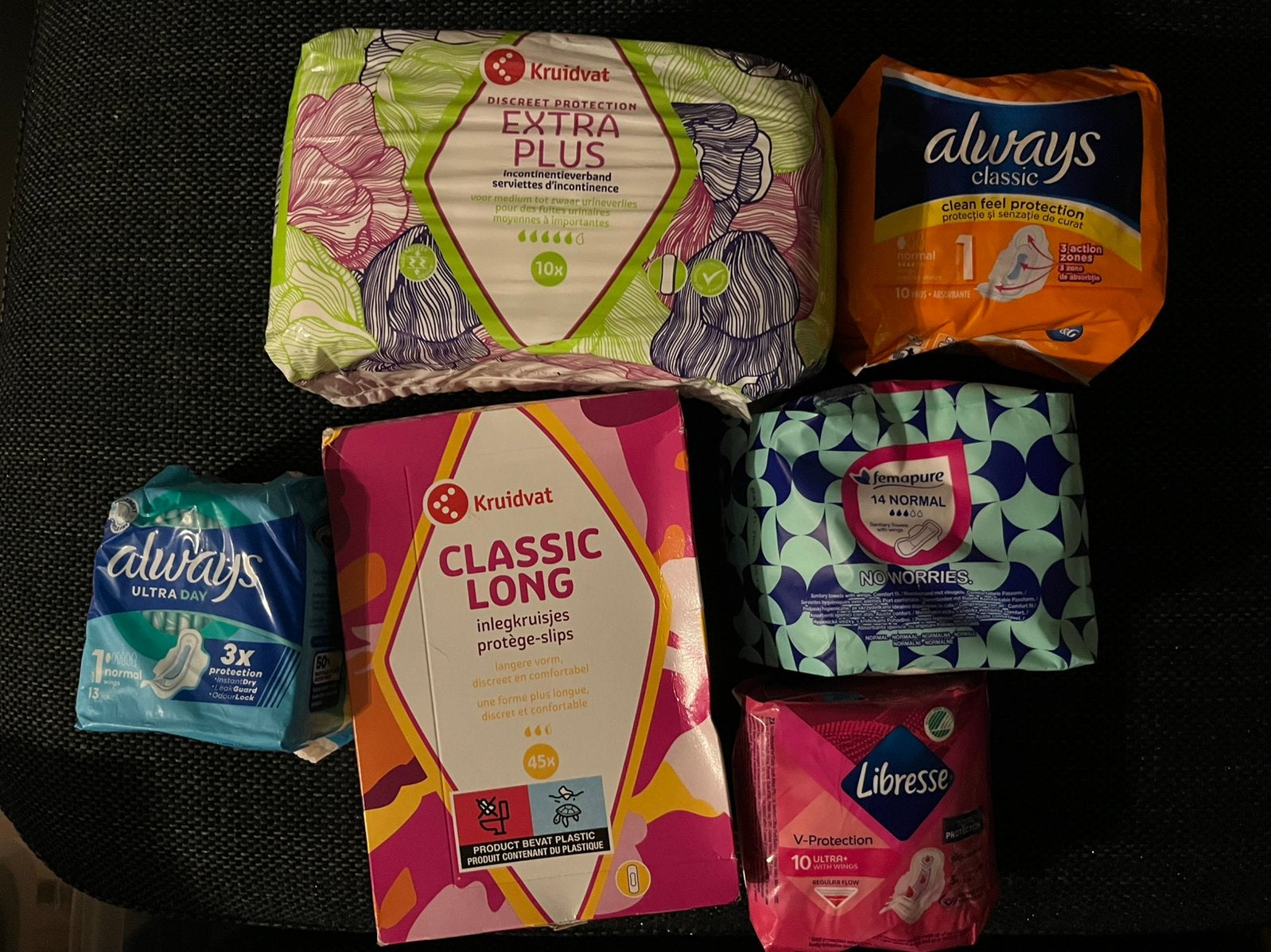 Incontinentie maandverband/inlegkruisjes 6 pakken, Diversen, Ophalen of Verzenden