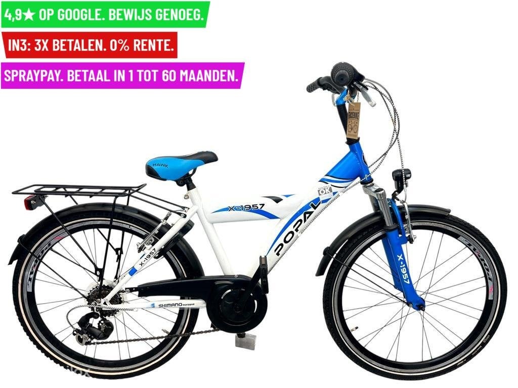 Jongensfiets Popal X1957 24"/40cm/6ver - Garantie/Levering, Fietsen en Brommers, Fietsen | Heren | Herenfietsen, Overige merken
