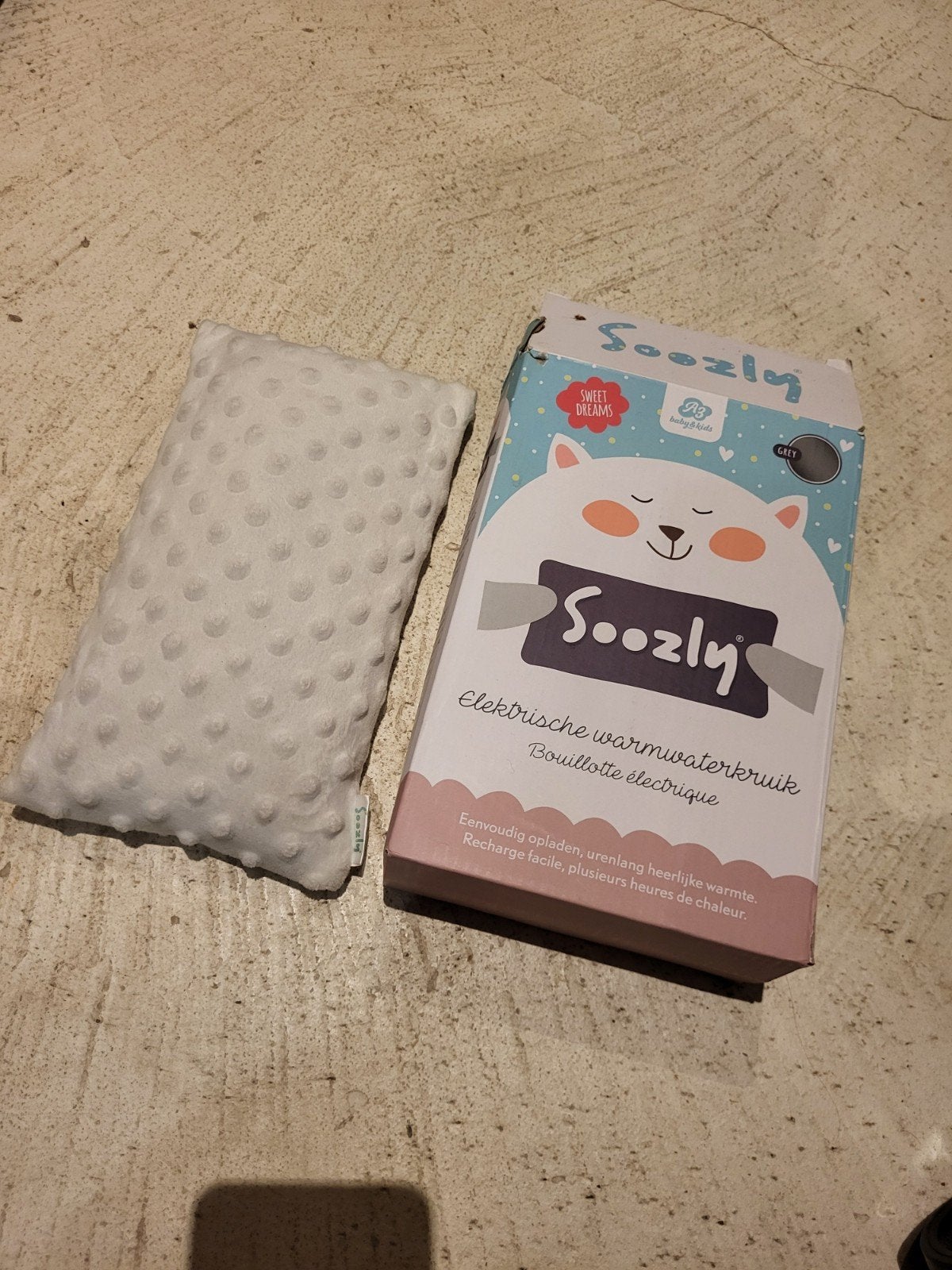 Soozly elektrische warmwaterkruik - zo goed als nieuw, Kinderen en Baby's, Ophalen of Verzenden, Zo goed als nieuw