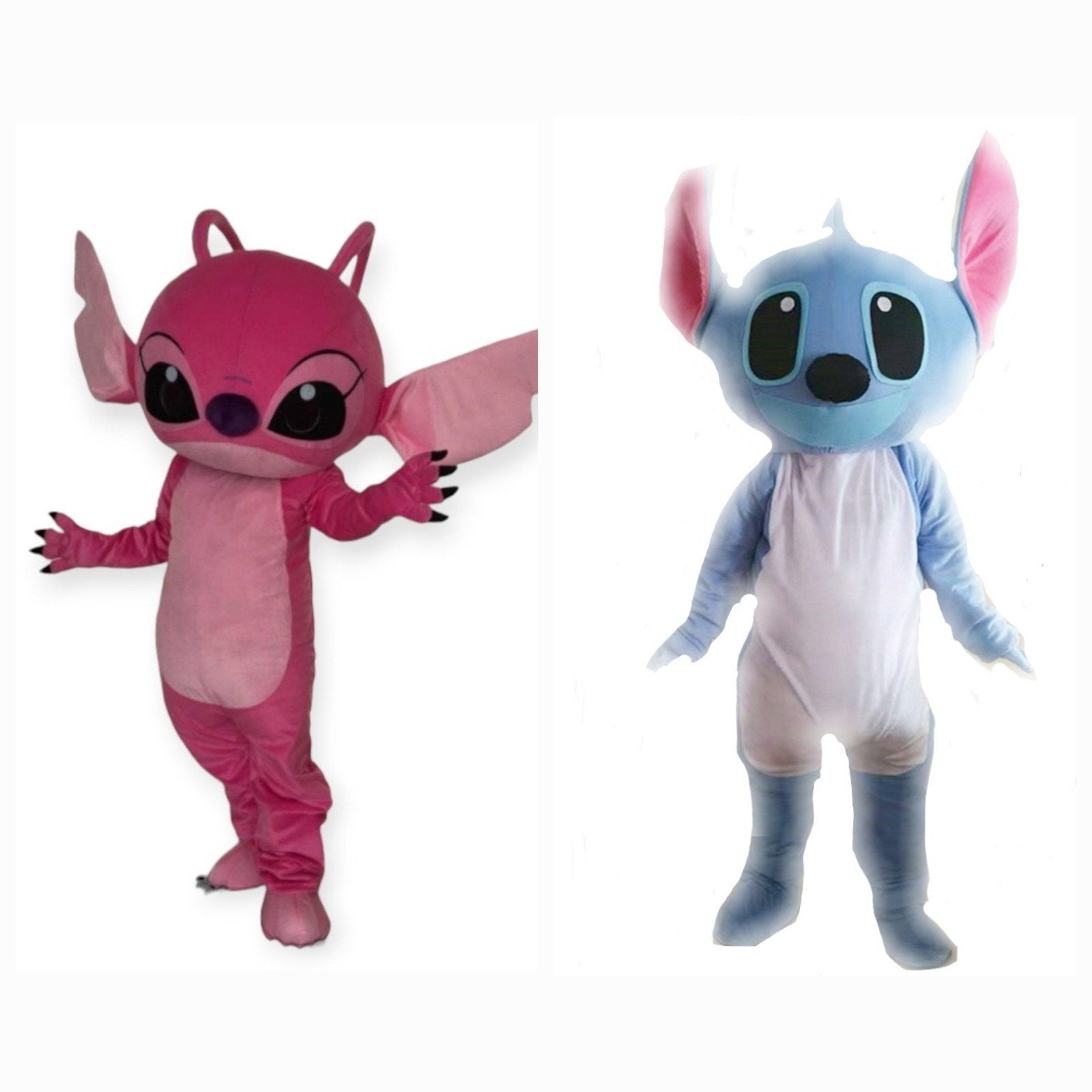 Angel en Stitch mascotte te huur, Ophalen, Zo goed als nieuw, Verjaardag