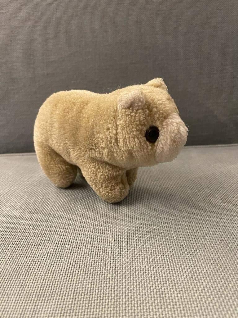Pluche ijsbeer, Ophalen of Verzenden, Gebruikt, Overige typen, Klein (minder dan 20 cm)