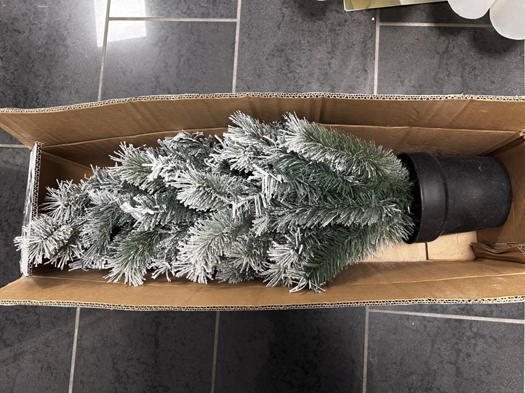 Kunst kerstboom / kunstboom black box, Diversen, Kerst, Ophalen of Verzenden, Zo goed als nieuw