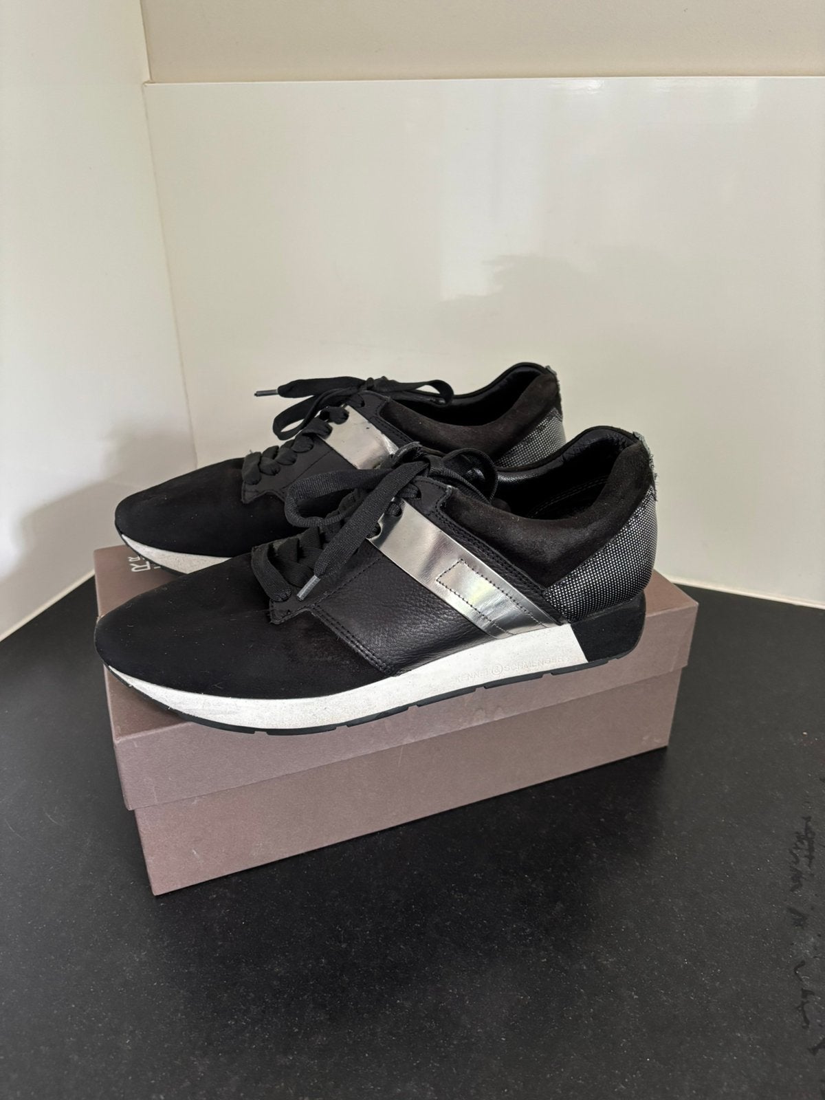Kennel & Schmenger Zwarte Sneakers - Maat 39, Kleding | Dames, Schoenen, Verzenden, Zwart, Sneakers of Gympen, Zo goed als nieuw