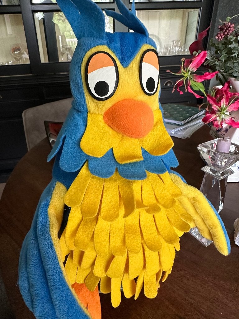 Handpop mijnheer de Uil Fabeltjeskrant, Ophalen of Verzenden, Zo goed als nieuw, Overige typen