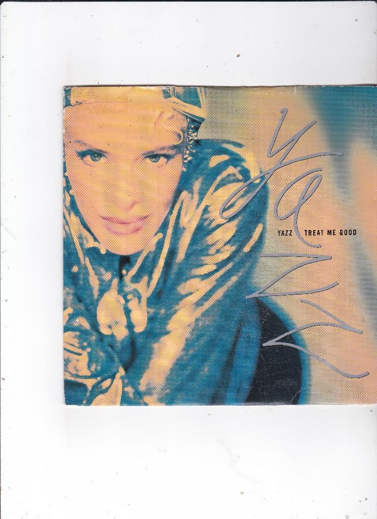 Single Yazz - Treat me good, Gebruikt, 7 inch, Single, Dance