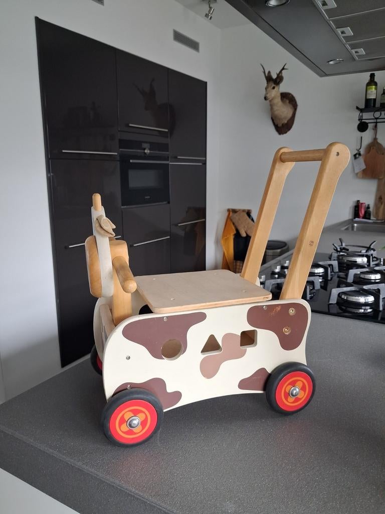 Loopwagen Koe, Ophalen