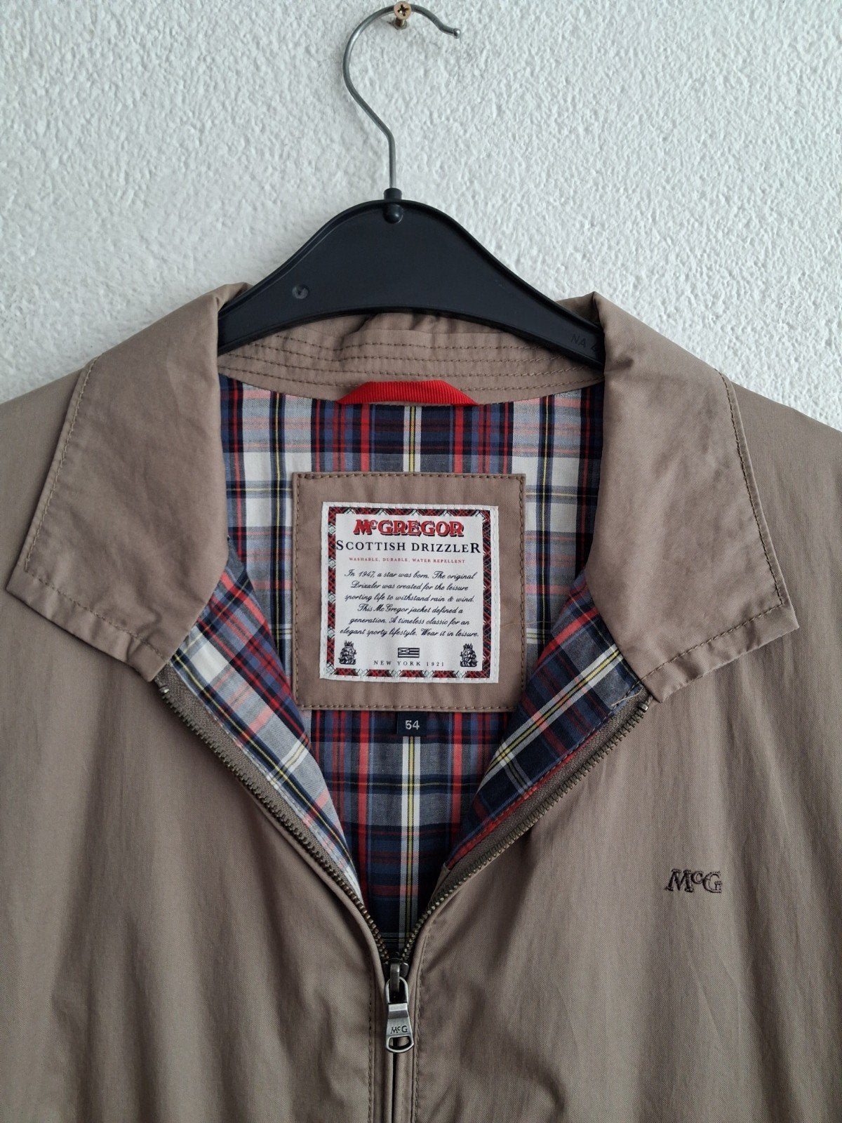 McGregor Scottish Drizzler Jas Maat 54 (L), Ophalen of Verzenden