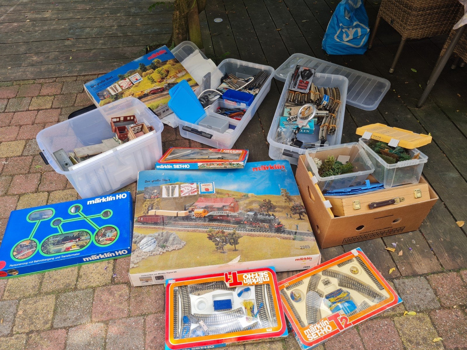 Grote Märklin collectie: treinen, rails, huisjes, toebehoren, Ophalen
