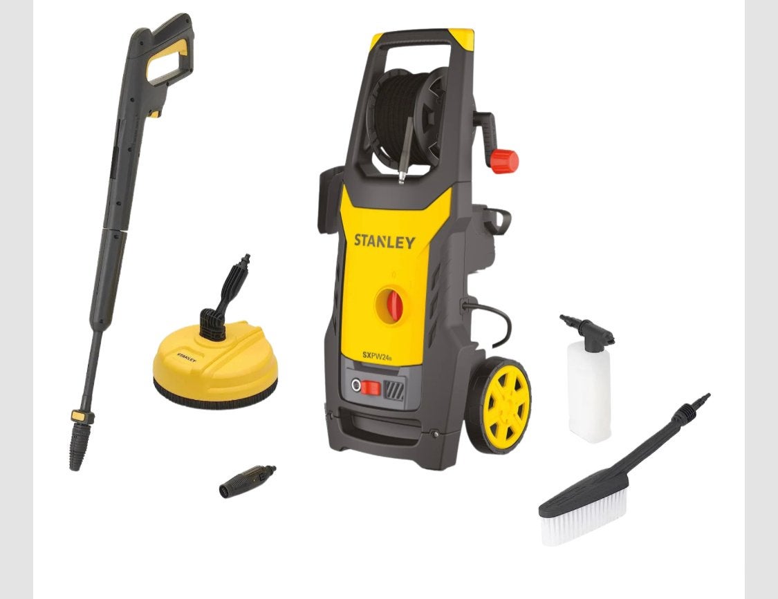 Nieuwe Stanley Hogedrukreiniger SXPW24BX - 2400W - 170 bar, Ophalen of Verzenden, Nieuw, Elektrisch, Met regelbare waterdruk