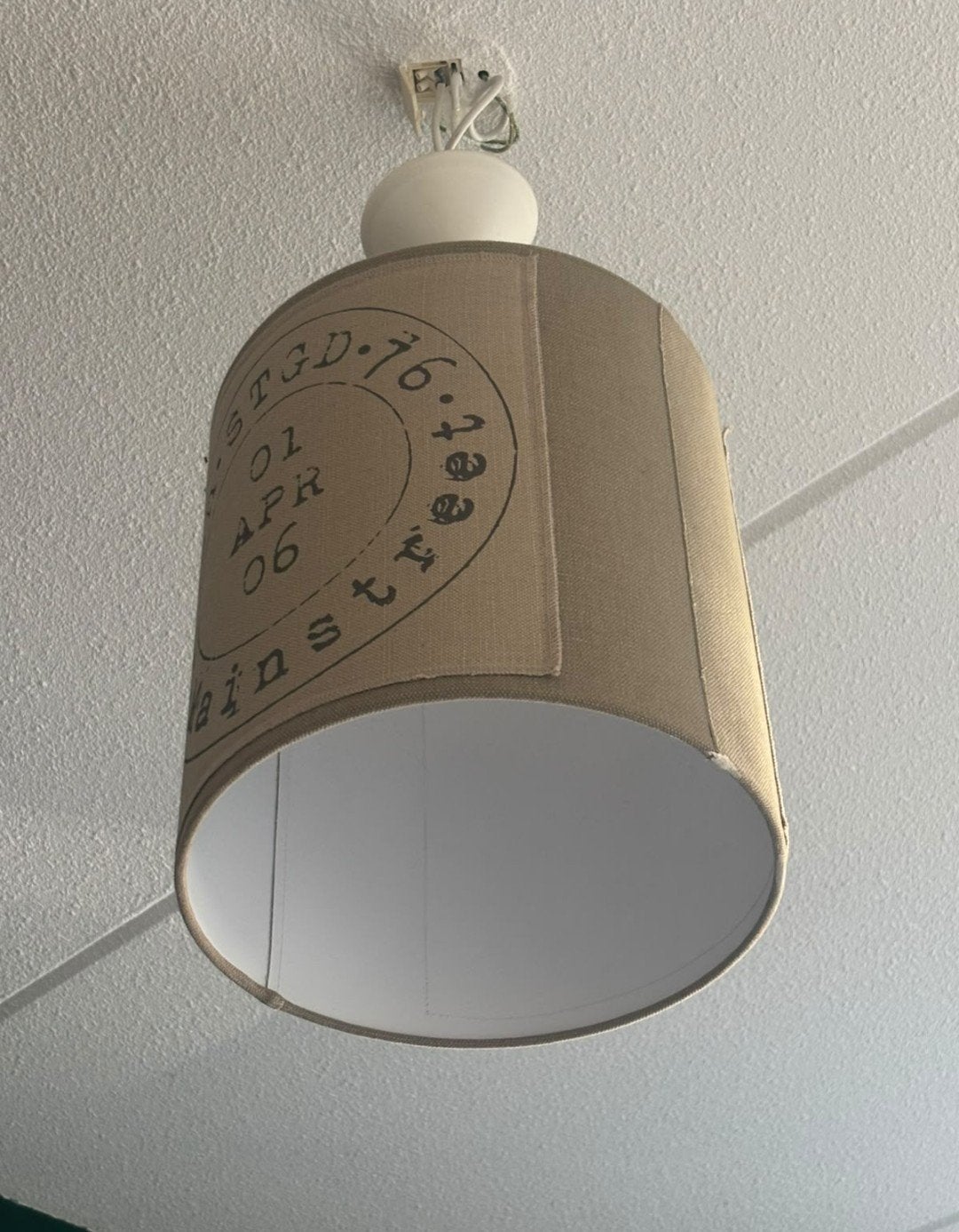 Gratis hanglamp, Gebruikt, Rond, Groen, Ophalen
