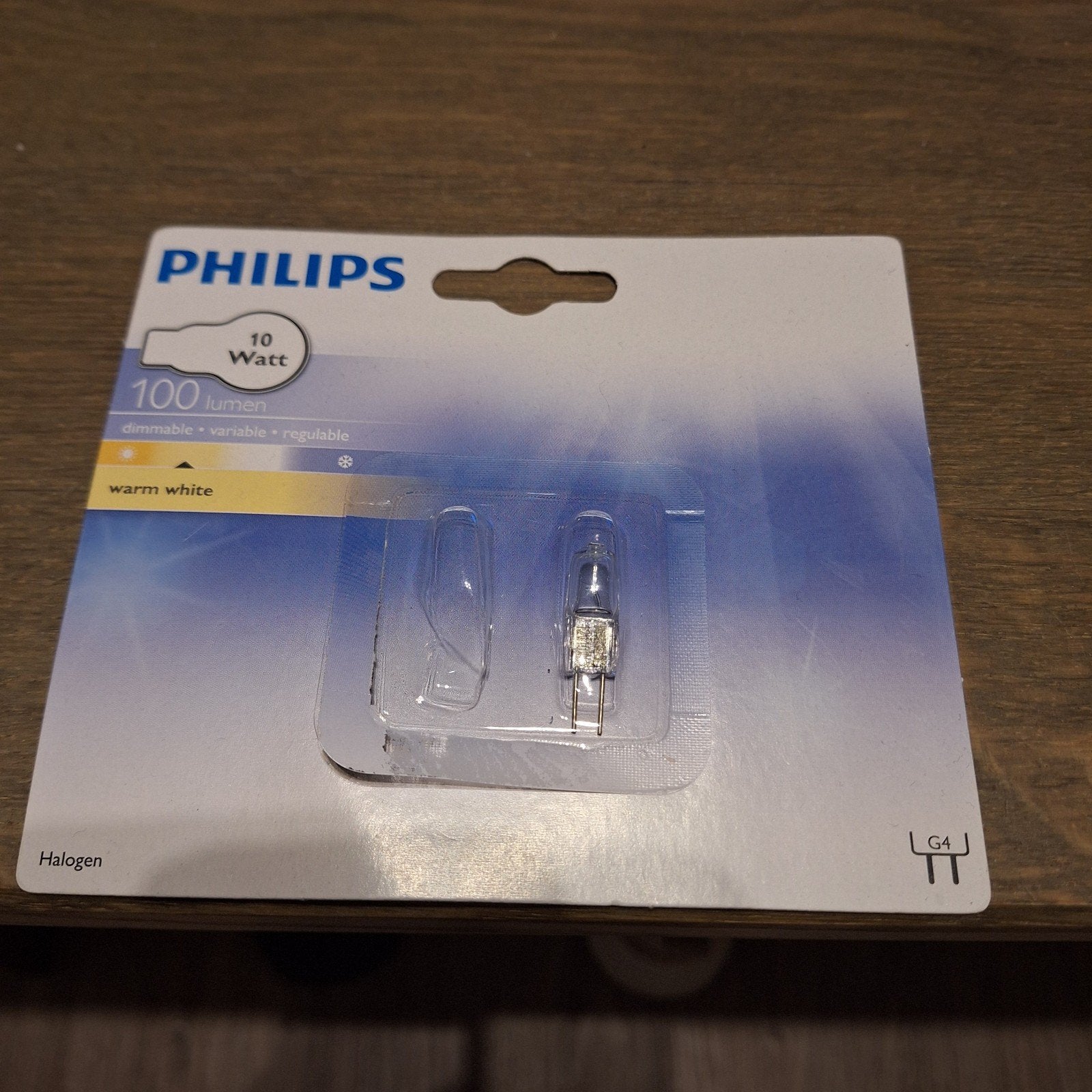 Philips Halogeenlamp G4 10W Warm Wit Dimbare Lamp, Philips, Dimbaar, Nieuw, Ophalen of Verzenden