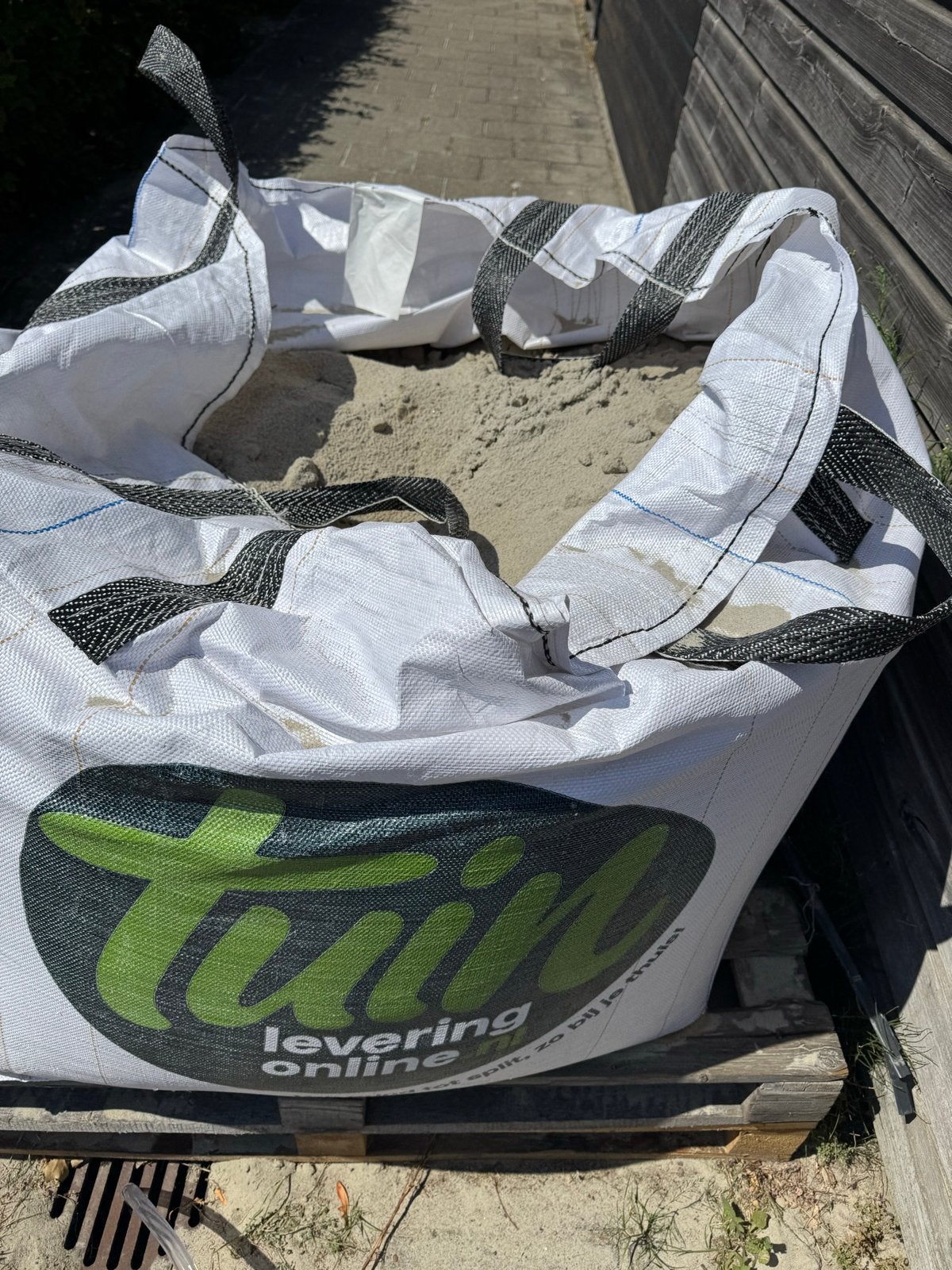 1600 kg Ophoogzand in bigbag, Ophalen, Nieuw, Ophoogzand