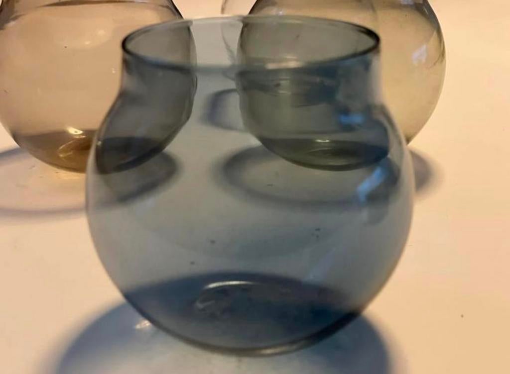 Iittala, Finland: 4 Aroma glazen I-lasi Timo Sarpaneva 1956, Ophalen of Verzenden