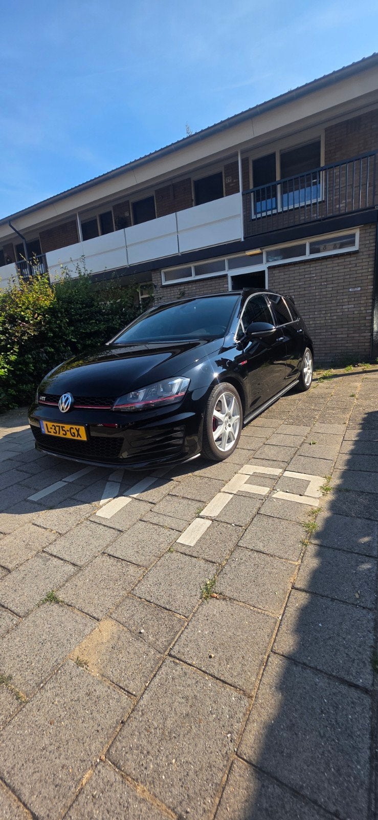 Nette volkswagen Golf 7 2.0 TSI DSG, Auto's, 4 cilinders, 1984 cc, Zwart, 690 kg