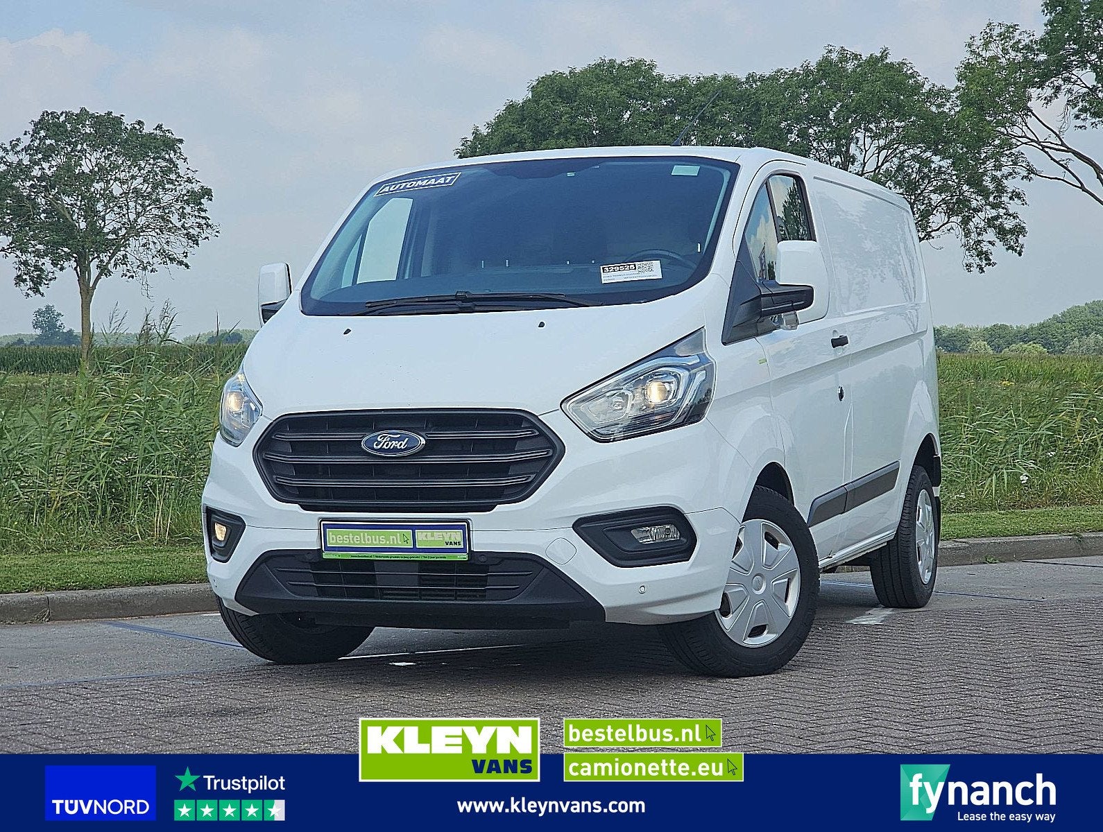 FORD TRANSIT CUSTOM 2.0 l1h1 170pk automaat!, Automaat, Gebruikt, Euro 6, Wit
