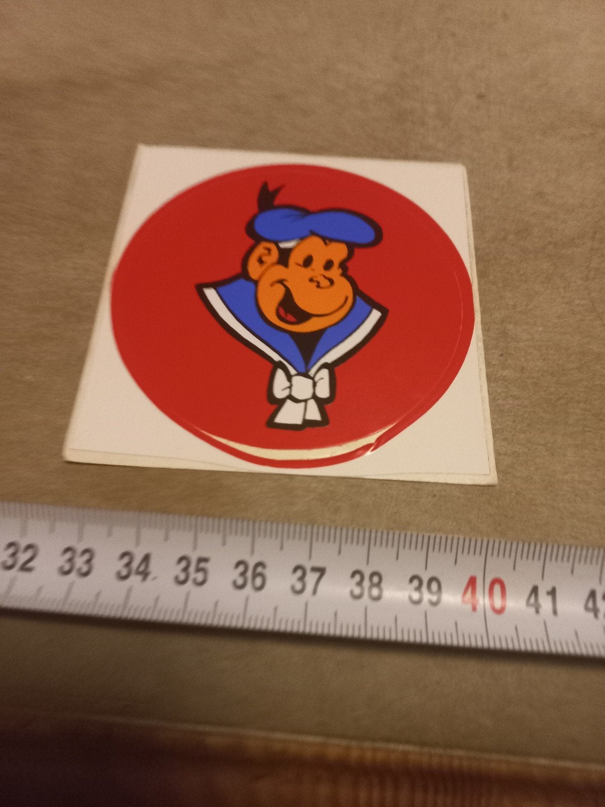 Vintage Chiquita Banaan Sticker - Aapje Matroos, Verzamelen, Ophalen of Verzenden