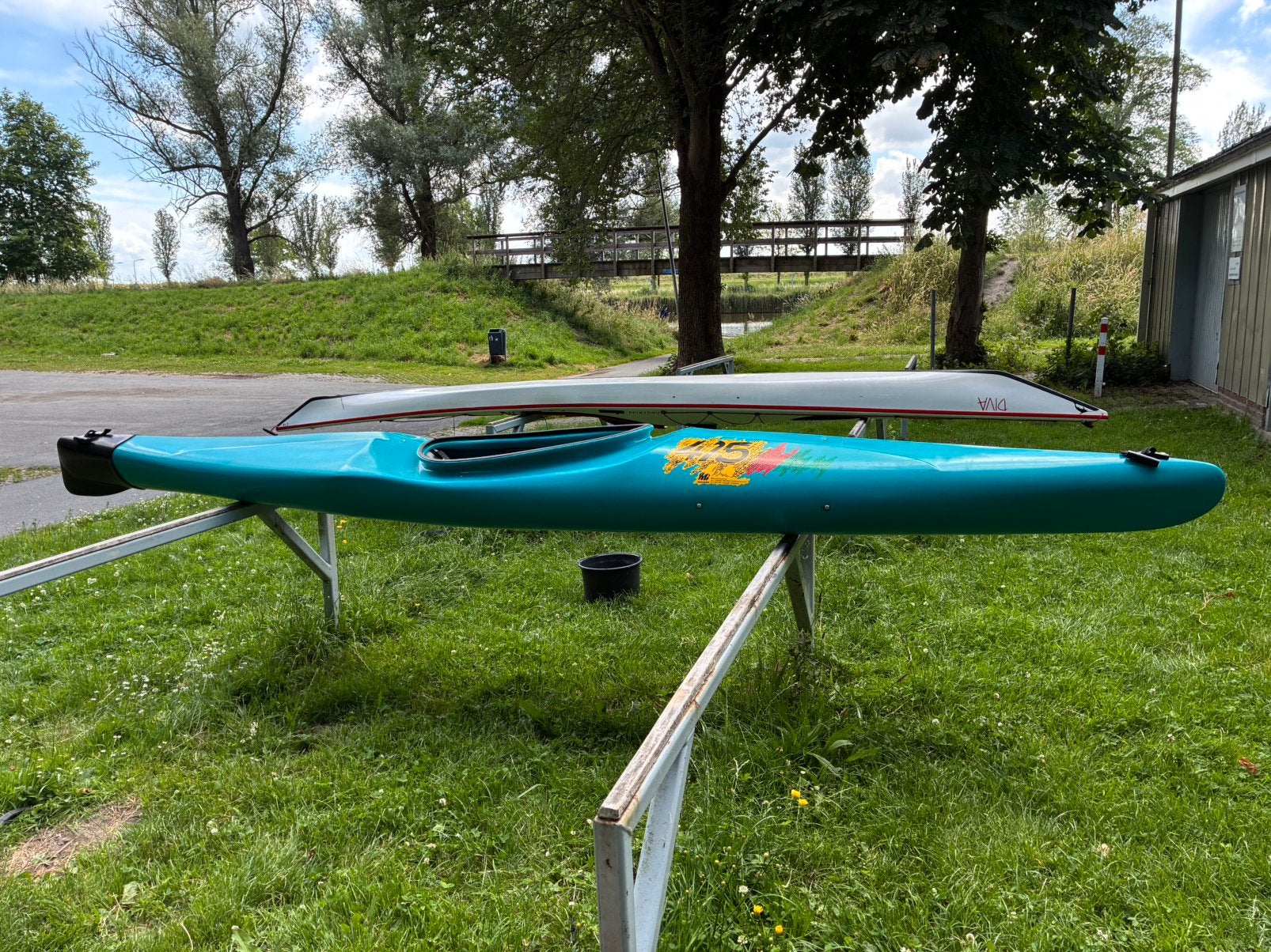 Te koop kano, kajak, Watersport en Boten, Kano's, Ophalen of Verzenden, Gebruikt, Eén persoon, Kajak