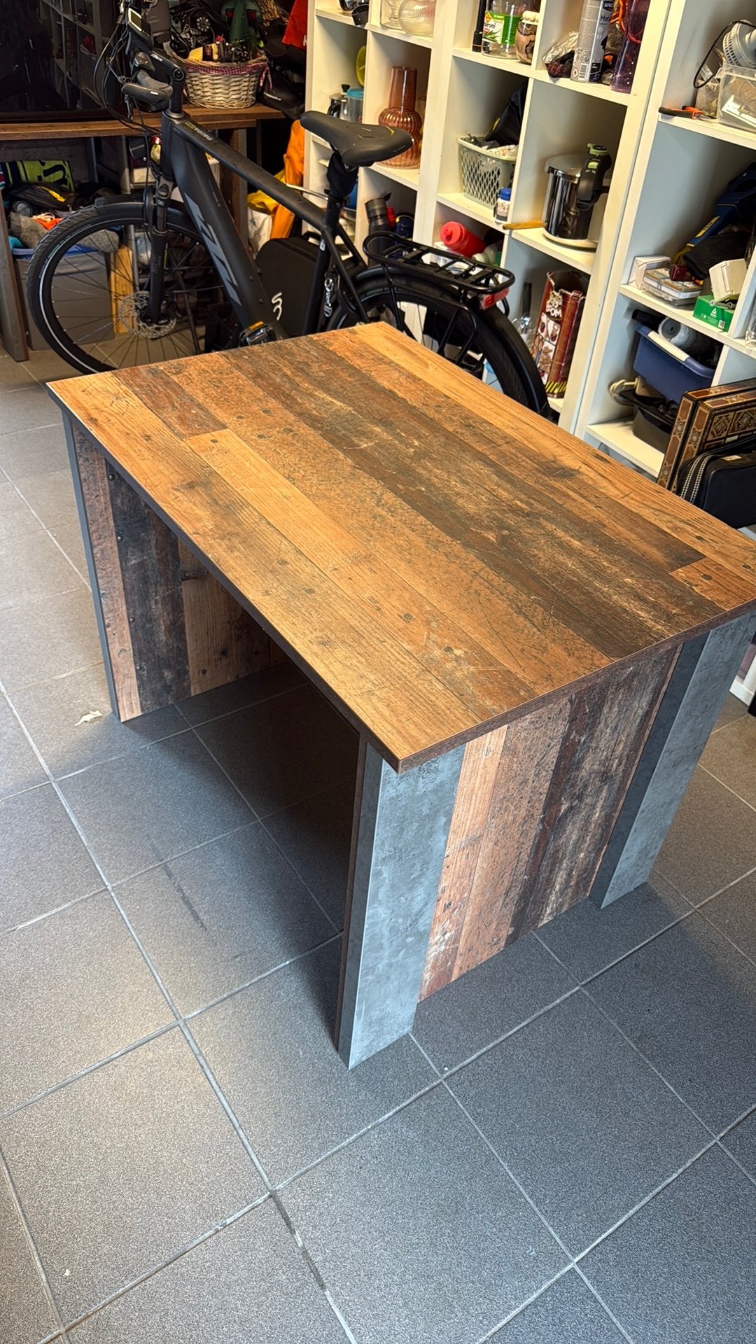 Bureautafel bruin, Ophalen, Gebruikt, 70 cm, 103 cm