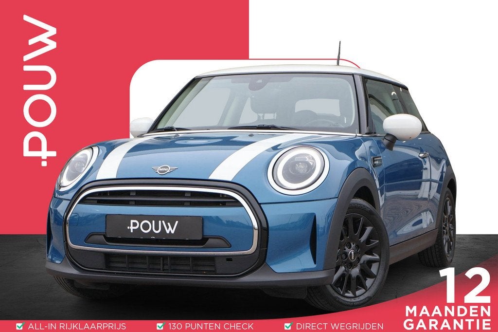 MINI 3-Deurs 1.5 136pk AUT Cooper Camden Edition | Navigatie, 12 maanden, 136 pk, Gebruikt, Leder en Stof