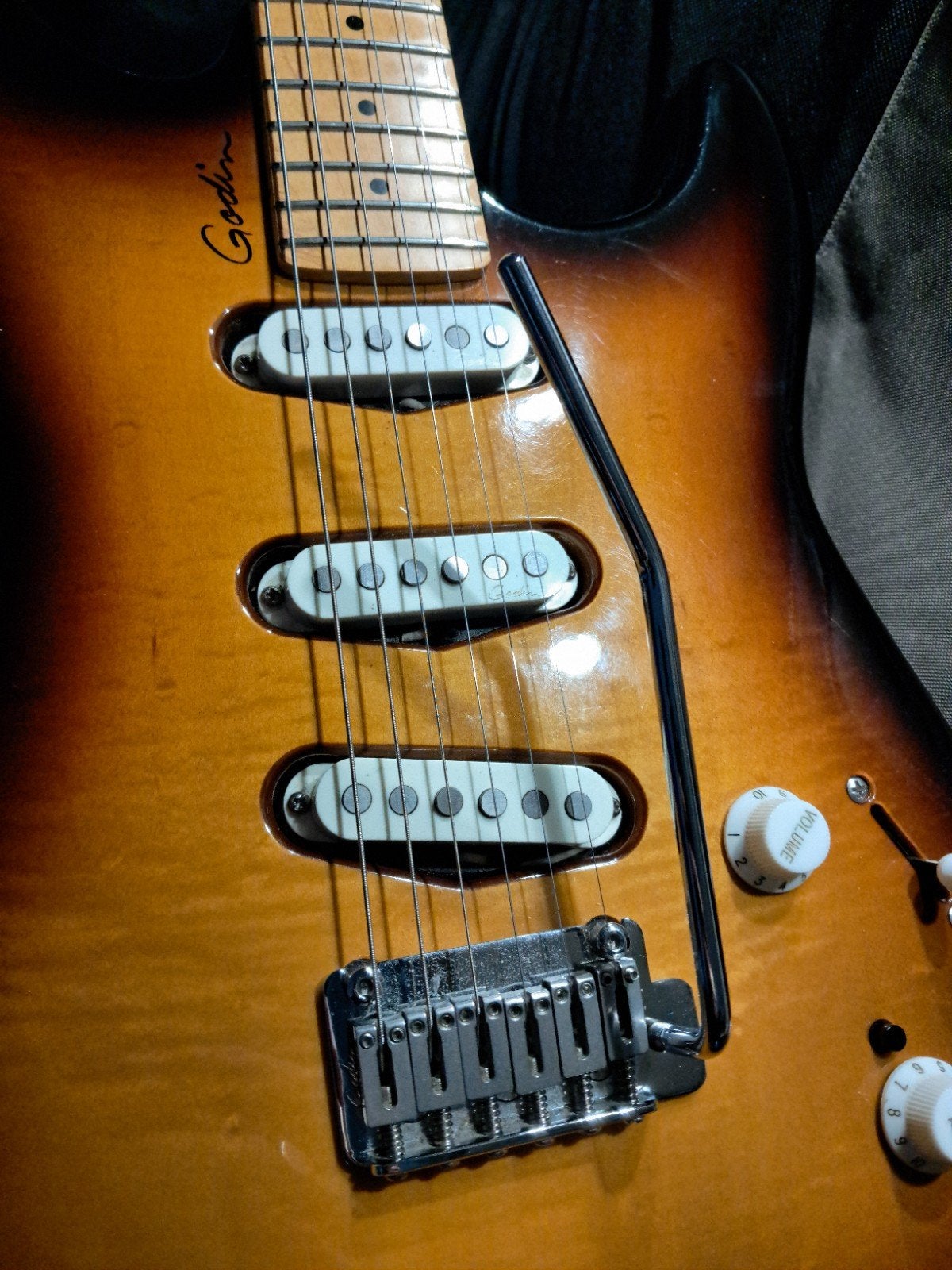Godin Progression Stratocaster 2018 incl. Gigbag, Ophalen of Verzenden, Zo goed als nieuw, Solid body, Overige merken