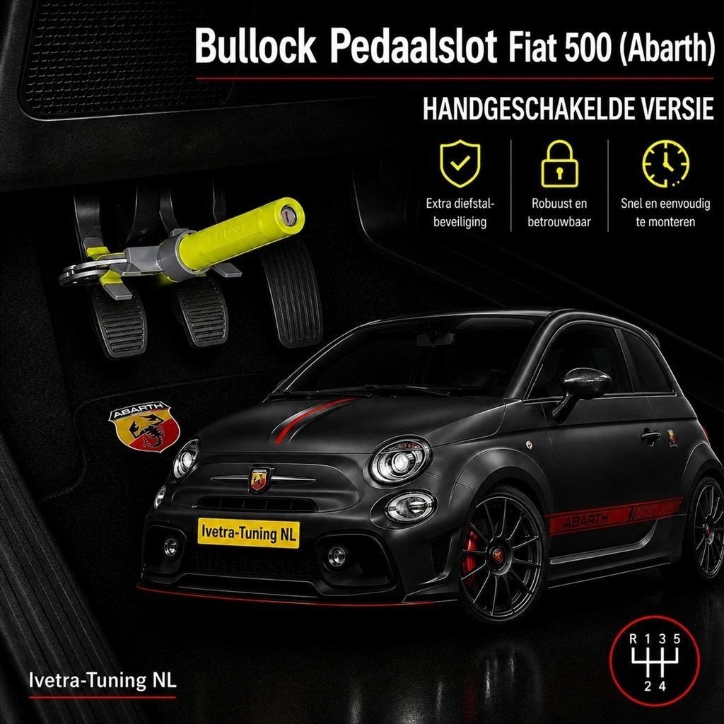 Pedaalslot Fiat 500 | Pedaalslot Fiat 500X | Fiat 500 Abarth, Ophalen of Verzenden, Info@ivetra-tuning.nl | www.ivetra-tuning.nl