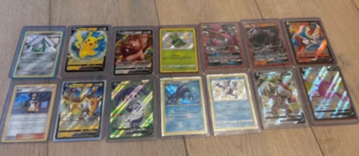 Pokemon kaarten collectie van zeldzame hitjes, Ophalen of Verzenden, Zo goed als nieuw, Meerdere kaarten