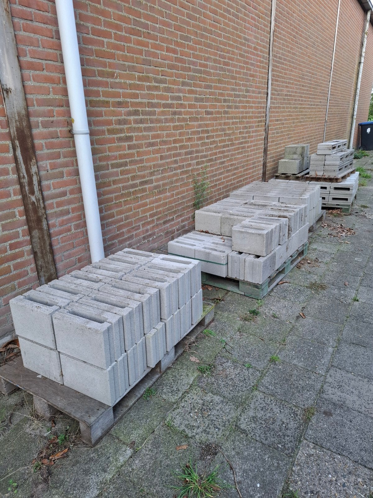 beton lijmblokken, Ophalen, Beton