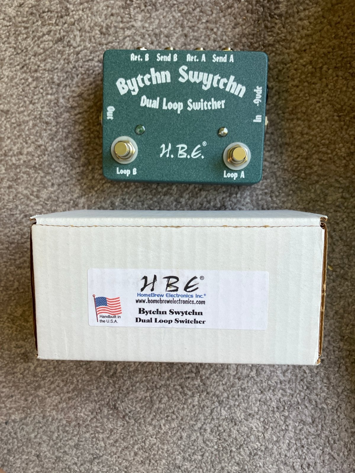 HomeBrew Electronics Bytchn Swytchn Dual Loop Switcher, Ophalen of Verzenden, Zo goed als nieuw, Overige typen