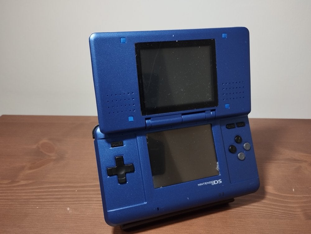 Nintendo DS Phat gereviseerd met nieuwe case, Ophalen of Verzenden, Refurbished, Blauw, DS Original of Phat