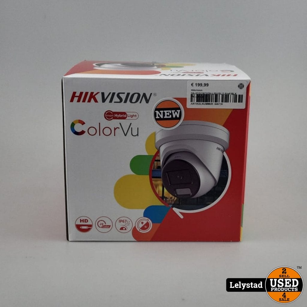 Hikvision DS-2CD2387G2H-LISU/SL(2.8)/eF/BLK Wit | Nieuw