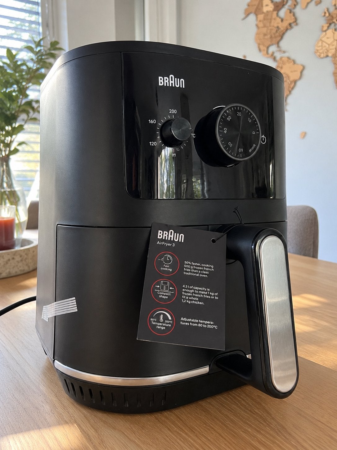 Braun Airfryer 3 | 4,3L | Nieuw & ongebruikt | Incl Garantie, Ophalen of Verzenden, Nieuw, Airfryer