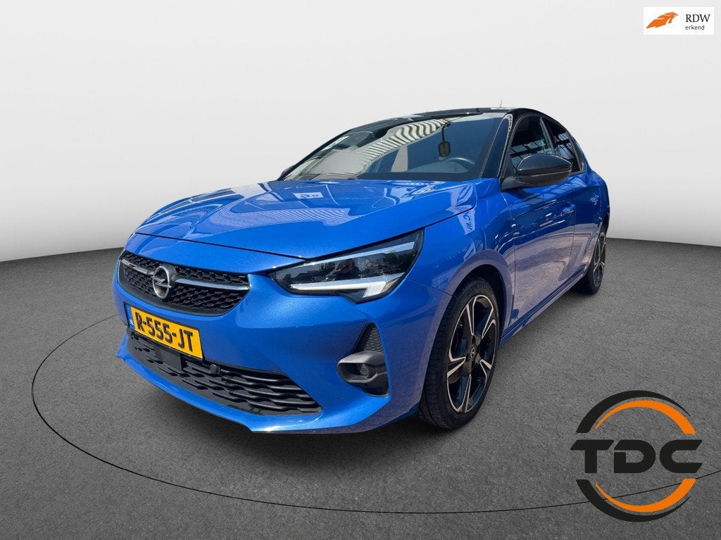 Opel Corsa 1.2 GS Line CAMERA CLIMA NAVI WINTERPACK VIRTUAL, Auto's, Voorwielaandrijving, Gebruikt, Blauw, 49 €/maand