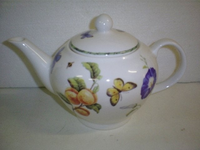 Janneke Brinkman - Fruits & Flowers - aardewerk theepot, Antiek en Kunst, Ophalen of Verzenden