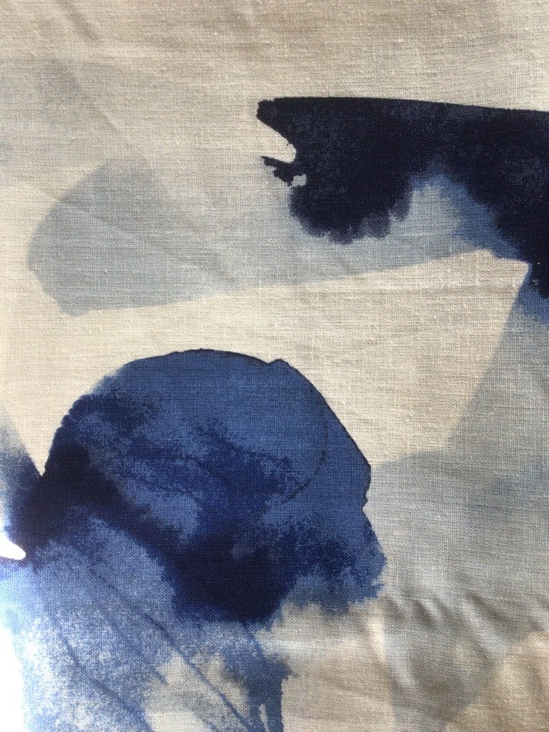 Nieuw 1paar hennep  Skogsnassla gordijnen blauw wit Ikea, Huis en Inrichting, IKEA, Ophalen, Blauw