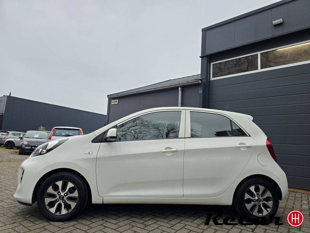 Kia Picanto - 1.0 CVVT EconomyPlusLine/Camera/Navi, Auto's, Kia, Gebruikt, 4 stoelen, Wit, Origineel Nederlands