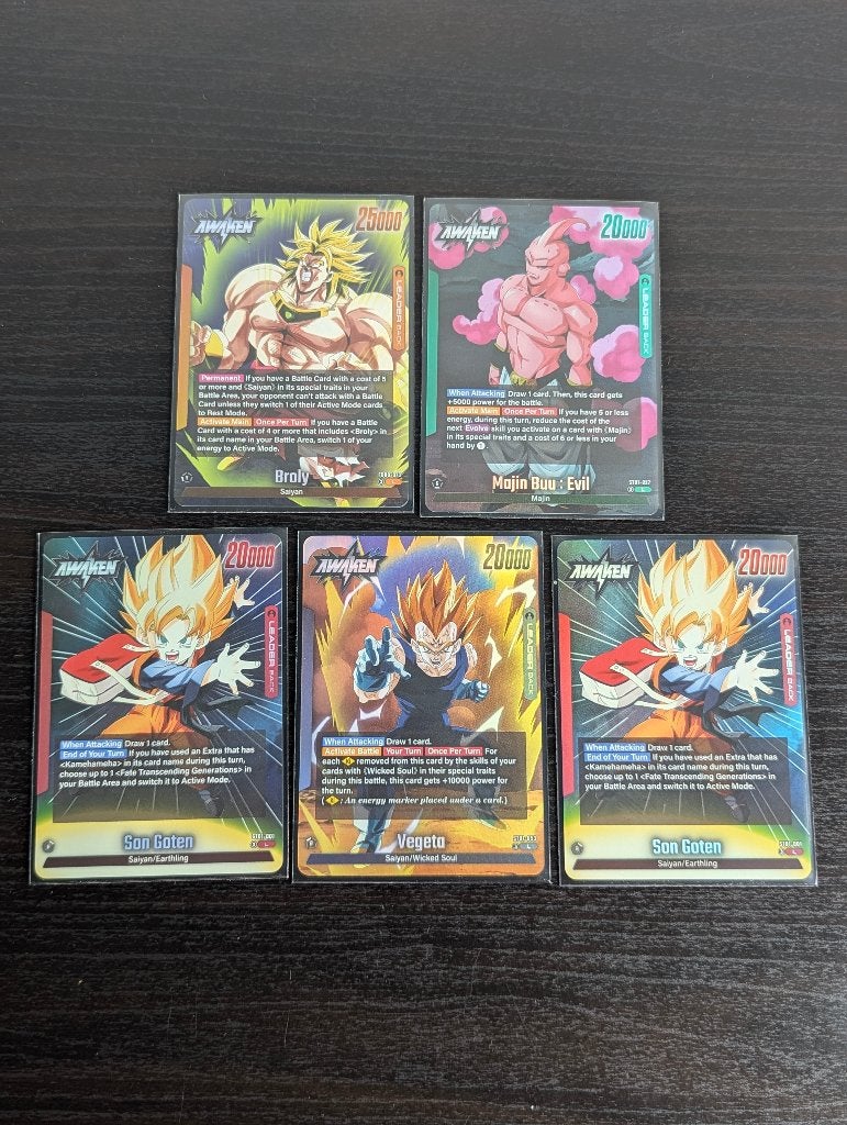Dragon Ball Super - Leaders - Story Booster, Ophalen of Verzenden, Zo goed als nieuw, Meerdere kaarten