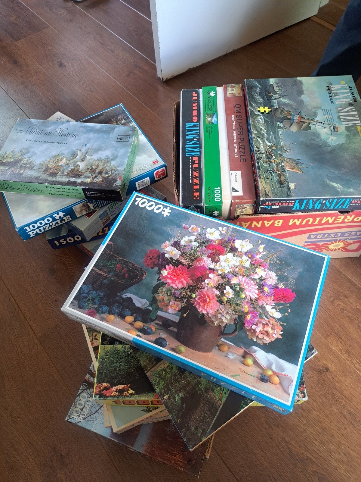 Ongeveer 35 puzzels, Ophalen, 500 t/m 1500 stukjes, Gebruikt
