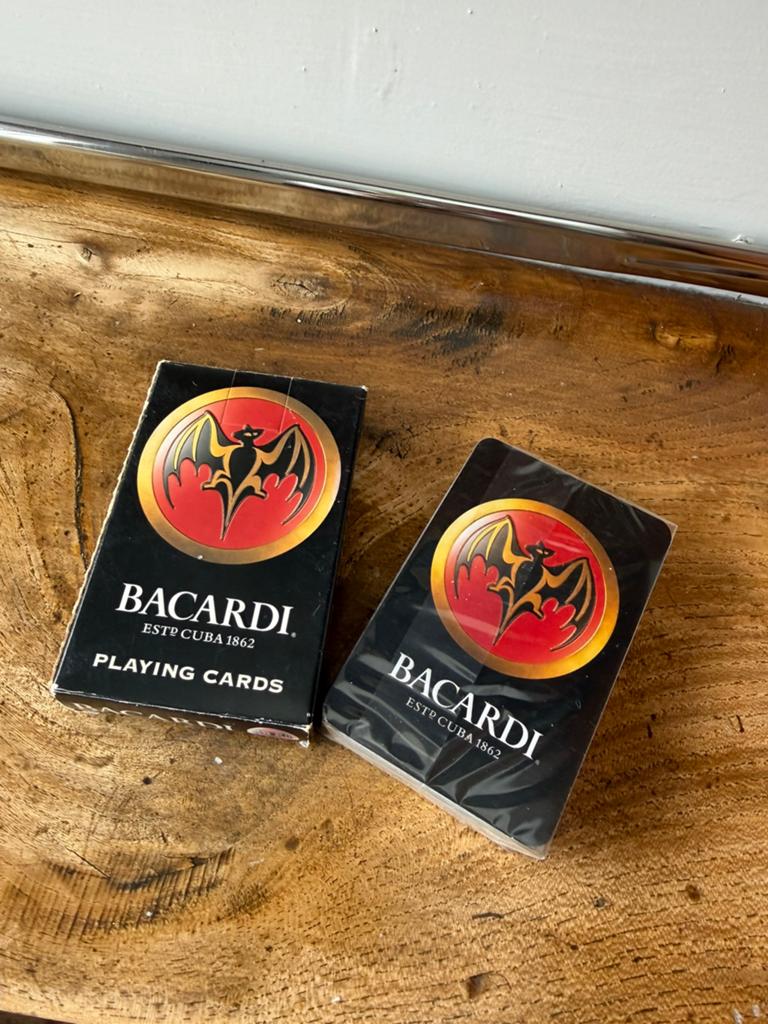 Bacardi kaartspel, Verzamelen, Ophalen of Verzenden, Gebruikt, Gebruiksvoorwerp