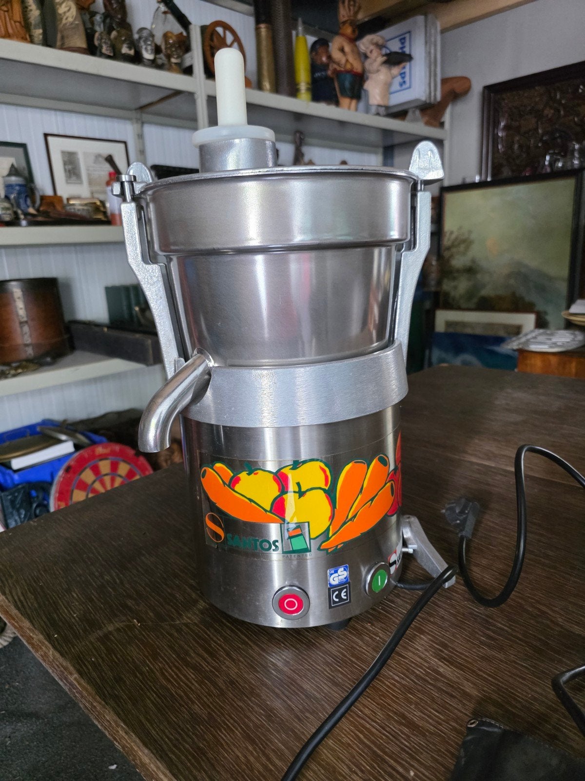 Santos Juice Extractor Nr. 28 - 800W, 3000 RPM sapcentrifuge, Ophalen, Gebruikt