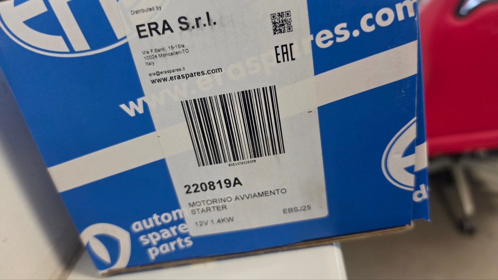 Startmotor Fiat ducato 2.0D (220819A), Ophalen of Verzenden, Gebruikt, Fiat