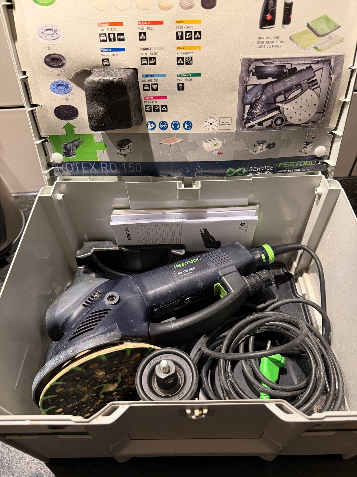 Foto 5 van Festool Rotex RO 150 FEQ-Plus Excentrische Schuurmachine