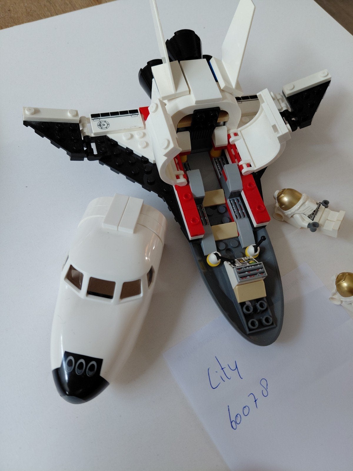 lego city ruimteschip, Lego, Ophalen of Verzenden, Complete set, City