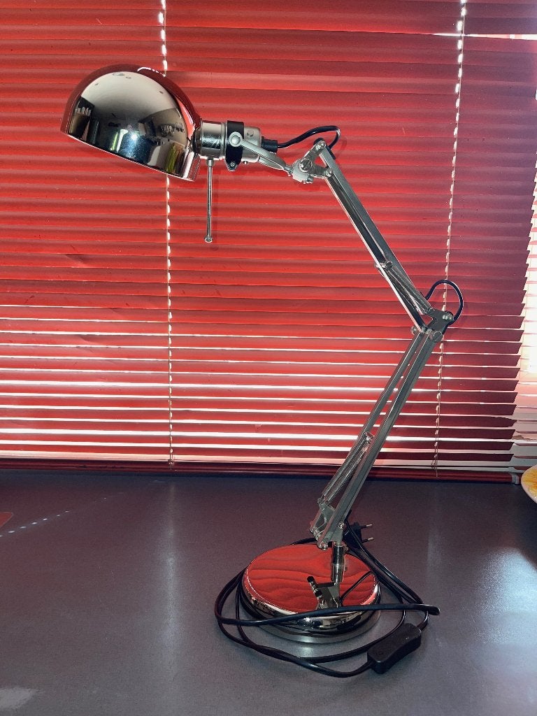 Retro stijl RVS bureaulamp, Ophalen, Bureaulamp, Vintage, Nieuw