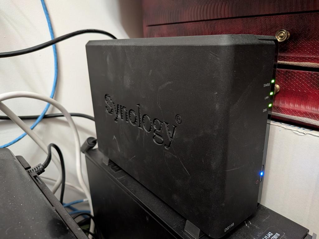 Synology ds118 met 1TB hdd, Ophalen of Verzenden, Zo goed als nieuw, Desktop, USB